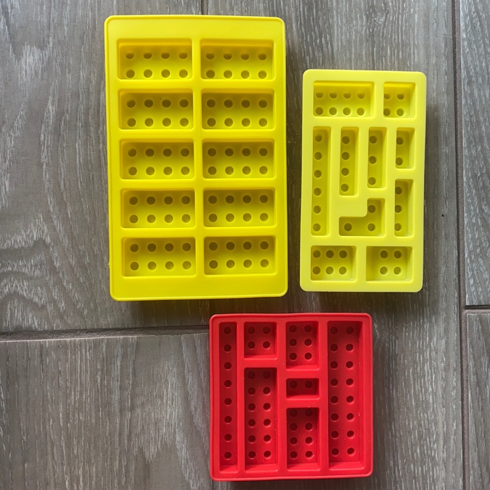 Silicone brick and robot Candy molds